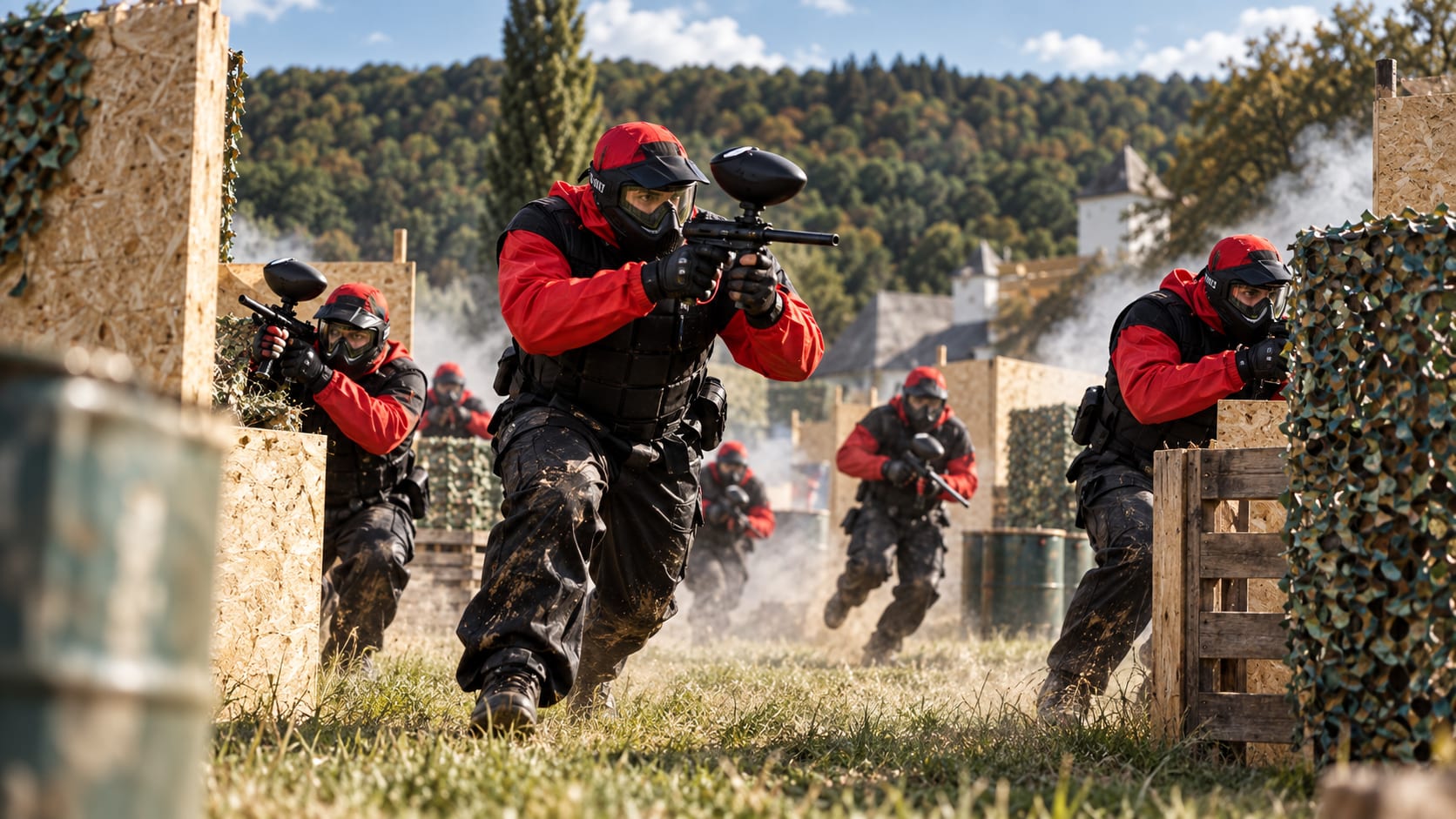 PAINT FORCE : escouade d'adultes a l'assaut sur la zone d'operation